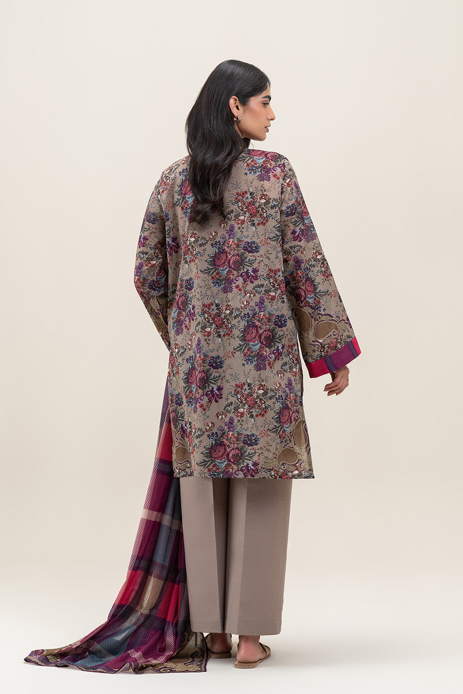 3 PIECE PRINTED LAWN LAWN SUIT-HAZEL DRAPE (UNSTITCHED)