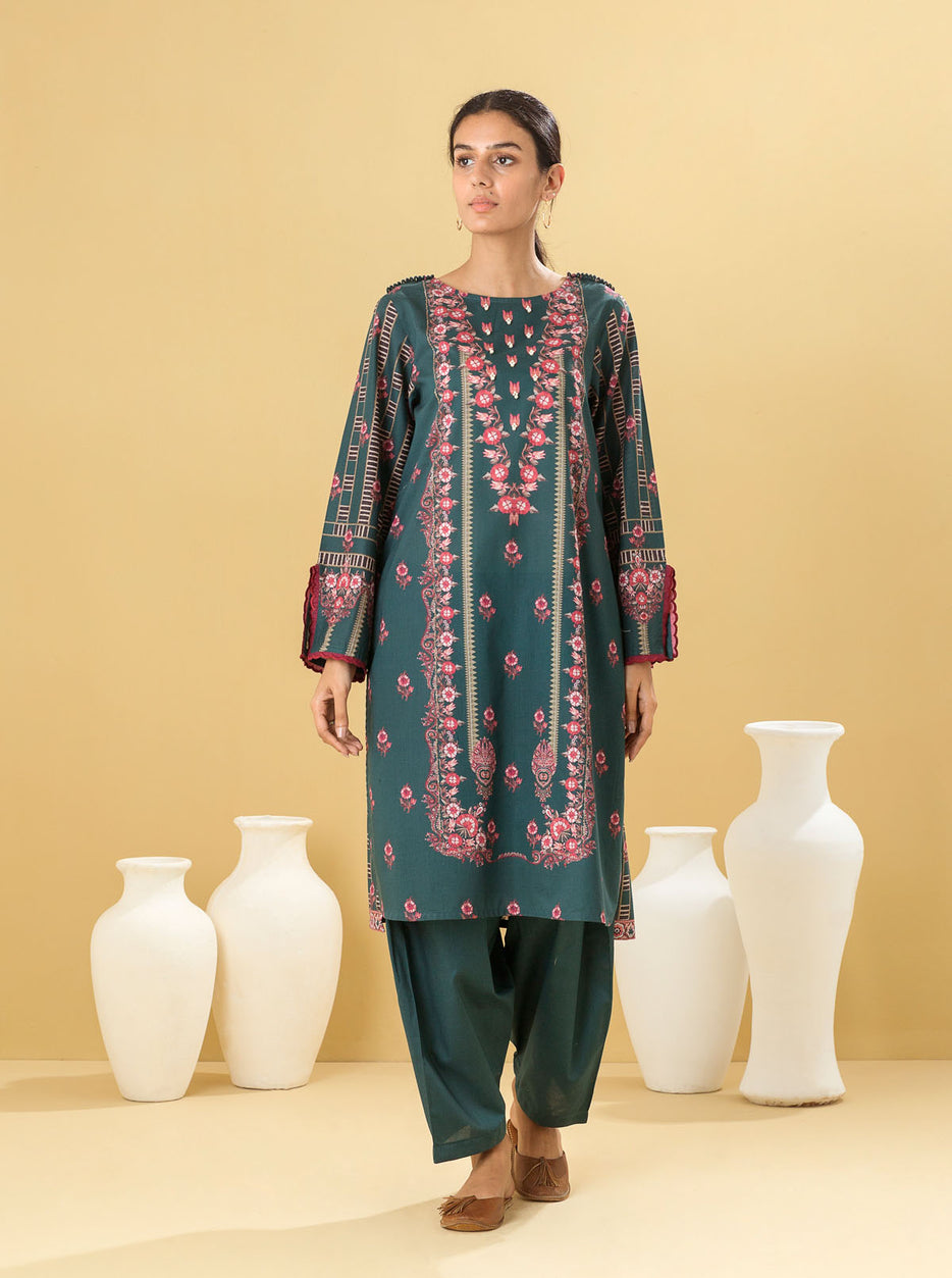1 PIECE - PRINTED LAWN SHIRT - DREAMY HAZE MORBAGH SU_22