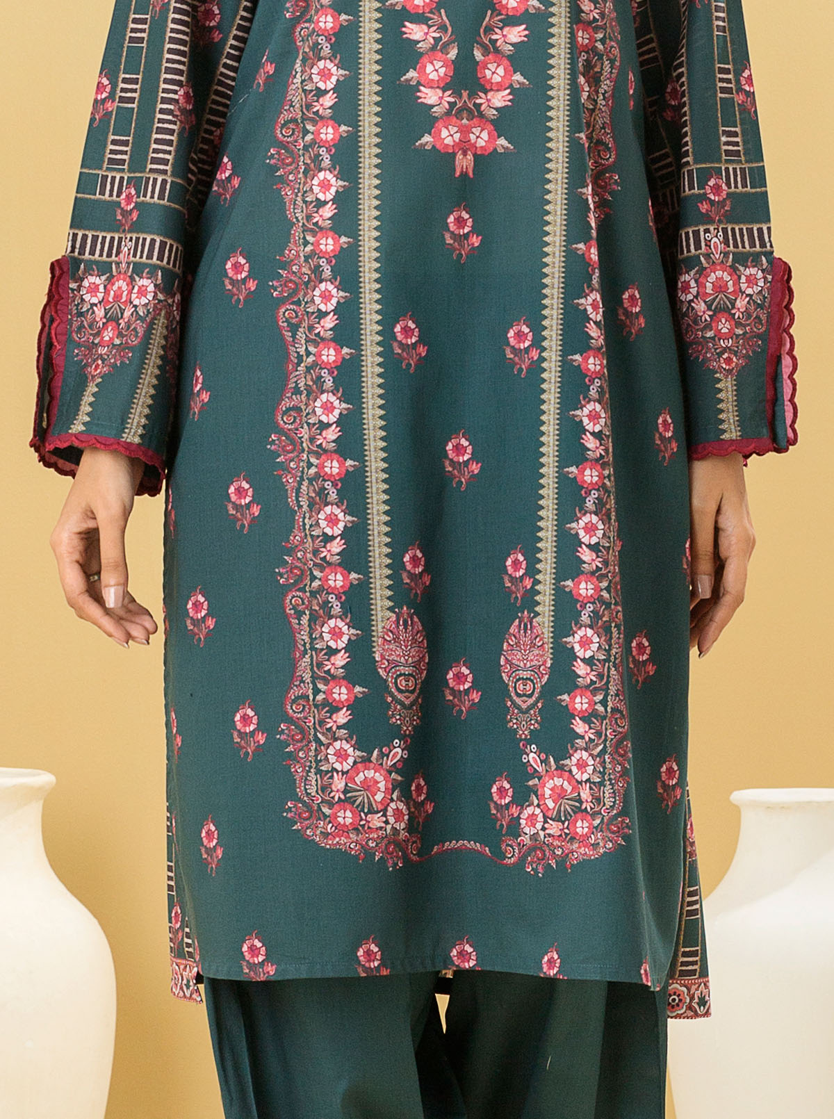 1 PIECE - PRINTED LAWN SHIRT - DREAMY HAZE MORBAGH SU_22