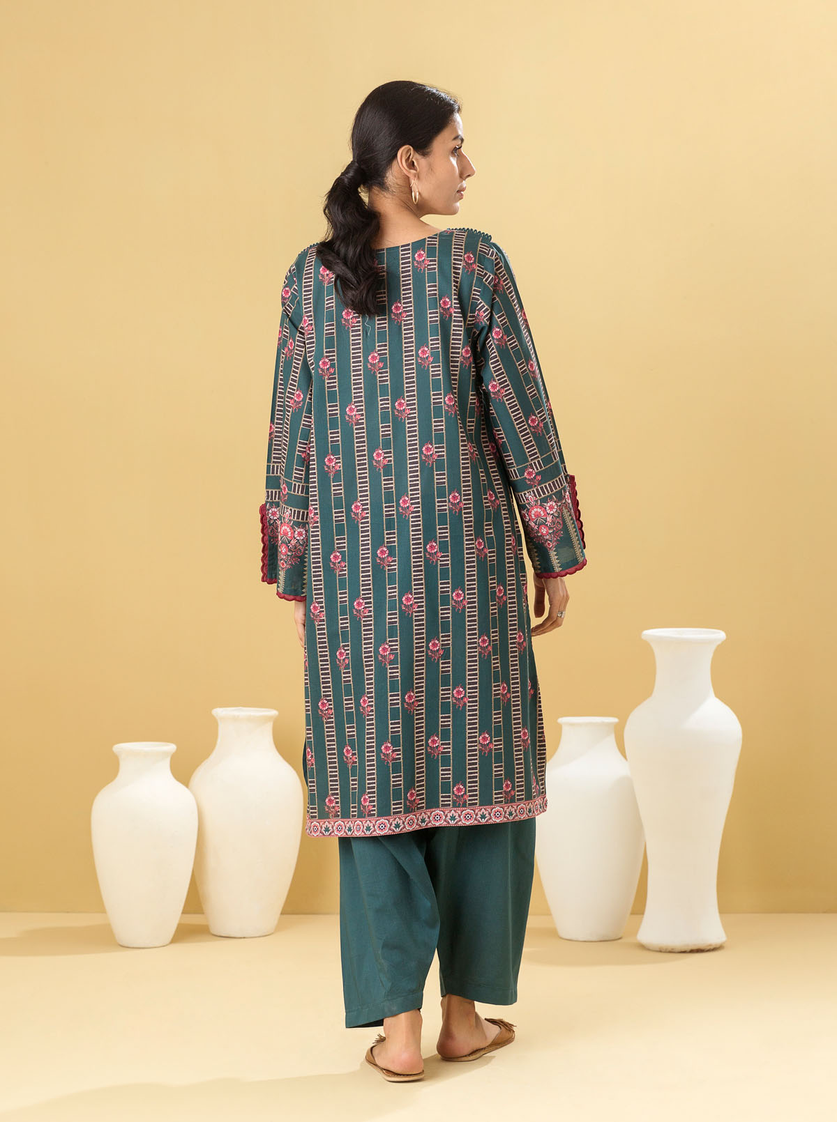 1 PIECE - PRINTED LAWN SHIRT - DREAMY HAZE MORBAGH SU_22