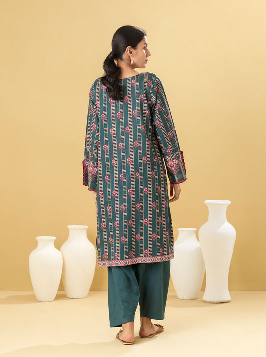 1 PIECE - PRINTED LAWN SHIRT - DREAMY HAZE MORBAGH SU_22