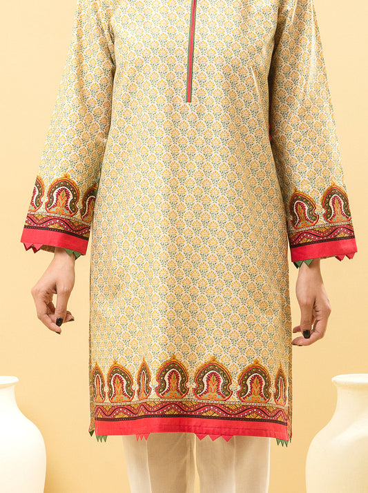 2 PIECE - PRINTED LAWN SUIT - DUSKY BREEZE MORBAGH SU_22