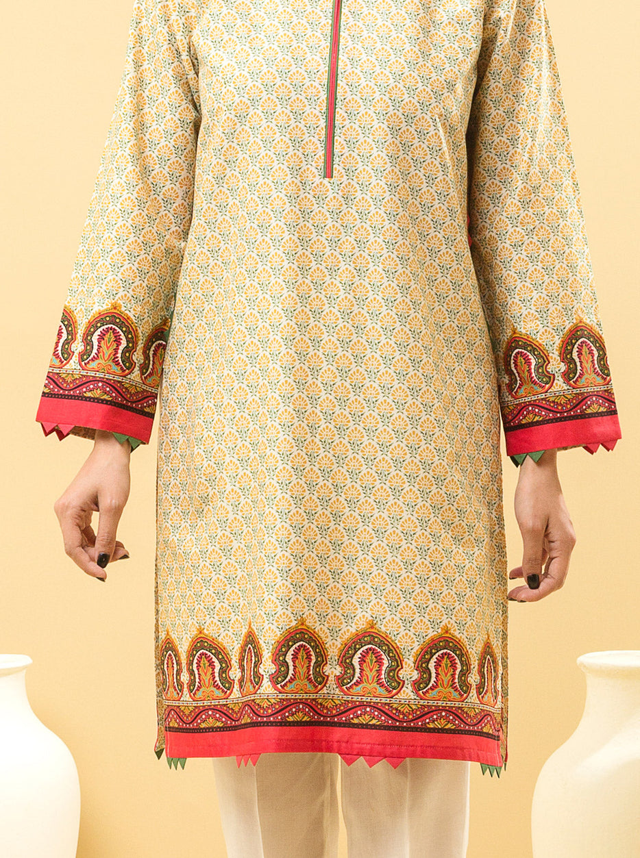 2 PIECE - PRINTED LAWN SUIT - DUSKY BREEZE MORBAGH SU_22