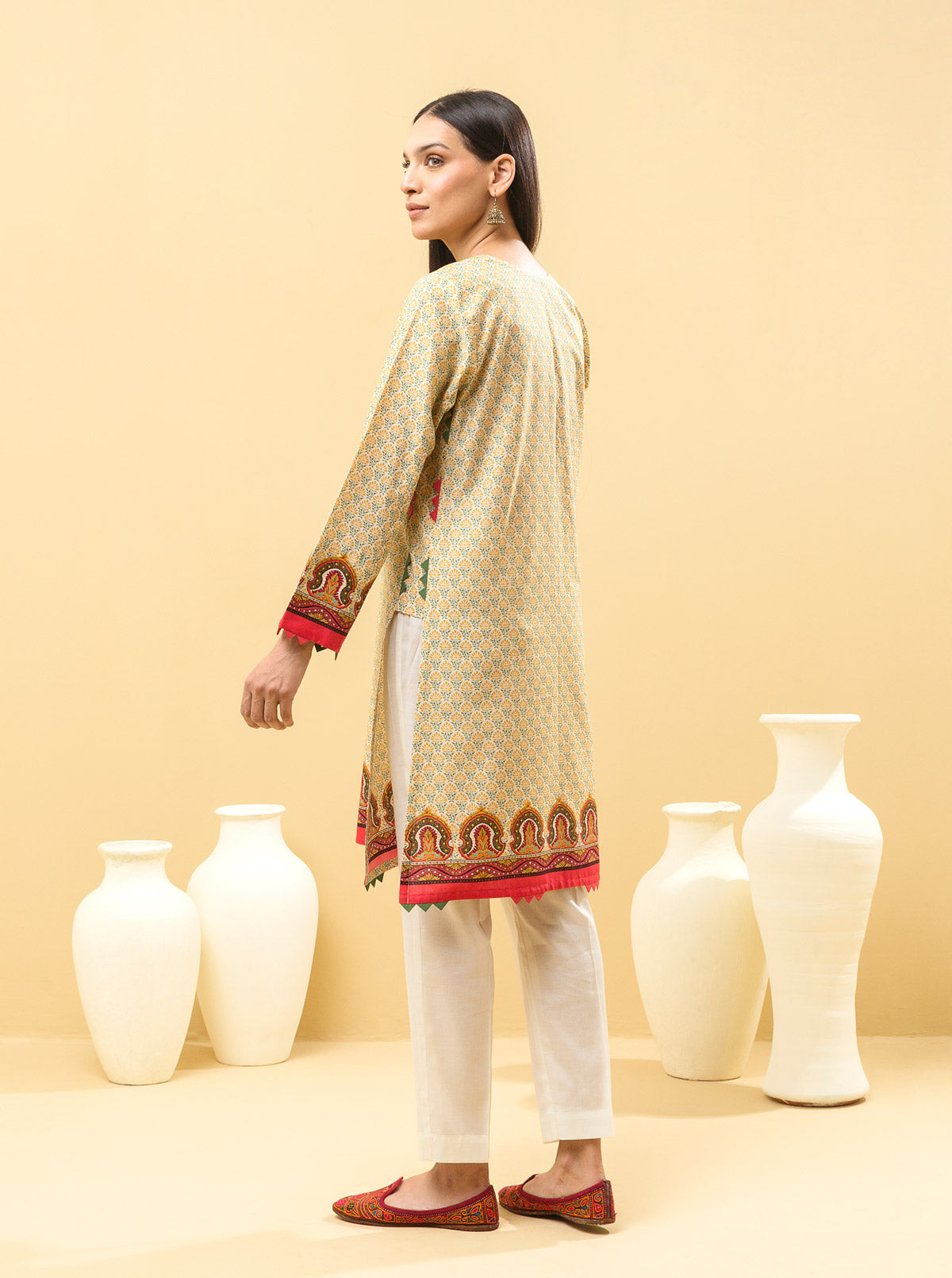 2 PIECE - PRINTED LAWN SUIT - DUSKY BREEZE MORBAGH SU_22