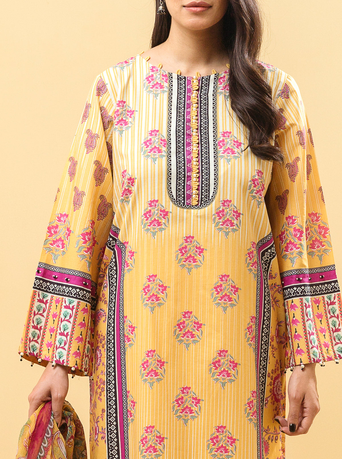 2 PIECE - PRINTED LAWN SUIT - FLORA FANTASIA MORBAGH SU_22