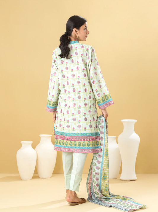 2 PIECE - PRINTED LAWN SUIT - MISTY HINT MORBAGH SU_22