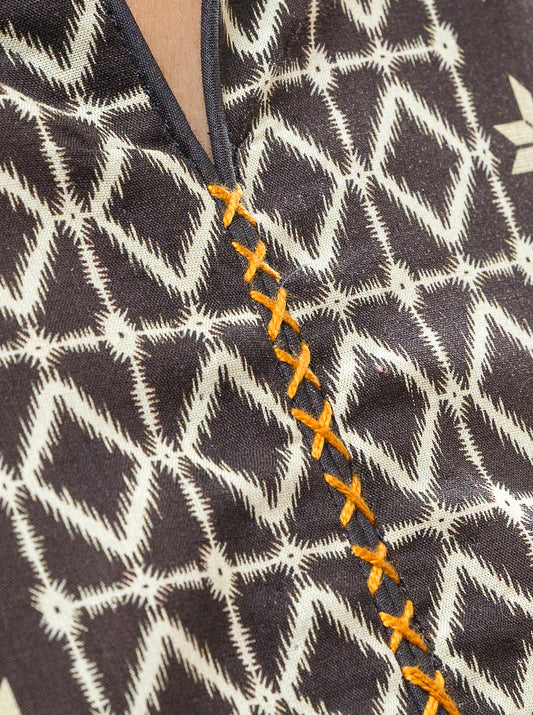 2 PIECE - PRINTED LAWN SUIT - VINTAGE ORNATE MORBAGH SU_22
