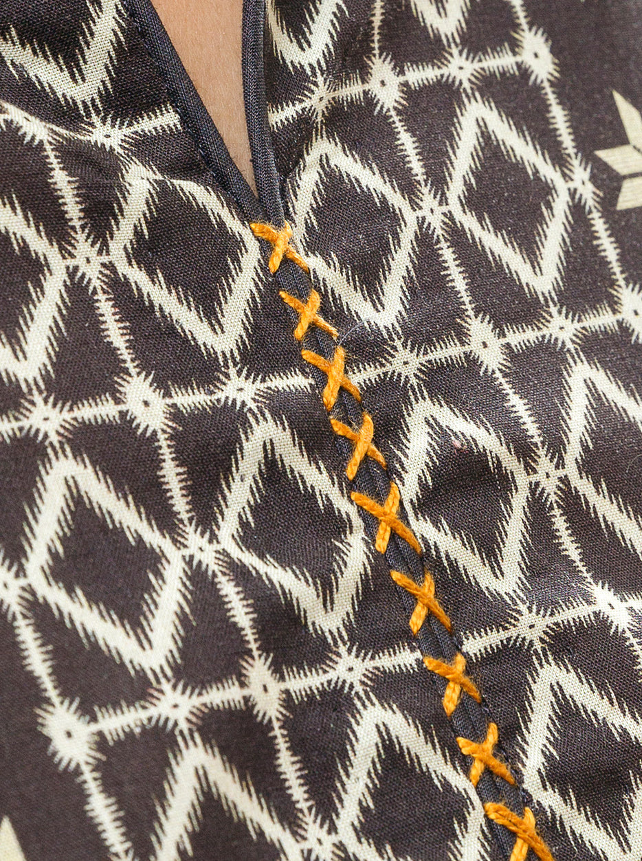 2 PIECE - PRINTED LAWN SUIT - VINTAGE ORNATE MORBAGH SU_22