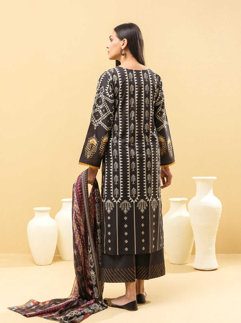 2 PIECE - PRINTED LAWN SUIT - VINTAGE ORNATE MORBAGH SU_22