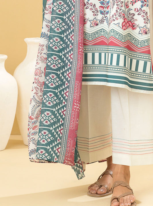 2 PIECE - PRINTED LAWN SUIT - CLASSIC CHINTZ MORBAGH SU_22