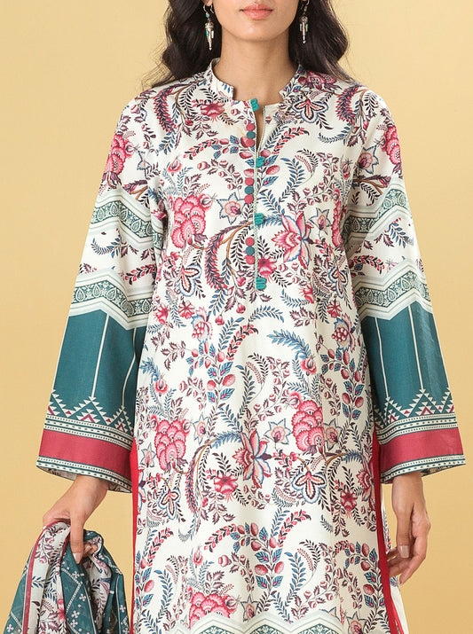 2 PIECE - PRINTED LAWN SUIT - CLASSIC CHINTZ MORBAGH SU_22