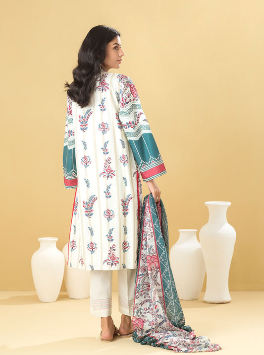 2 PIECE - PRINTED LAWN SUIT - CLASSIC CHINTZ MORBAGH SU_22