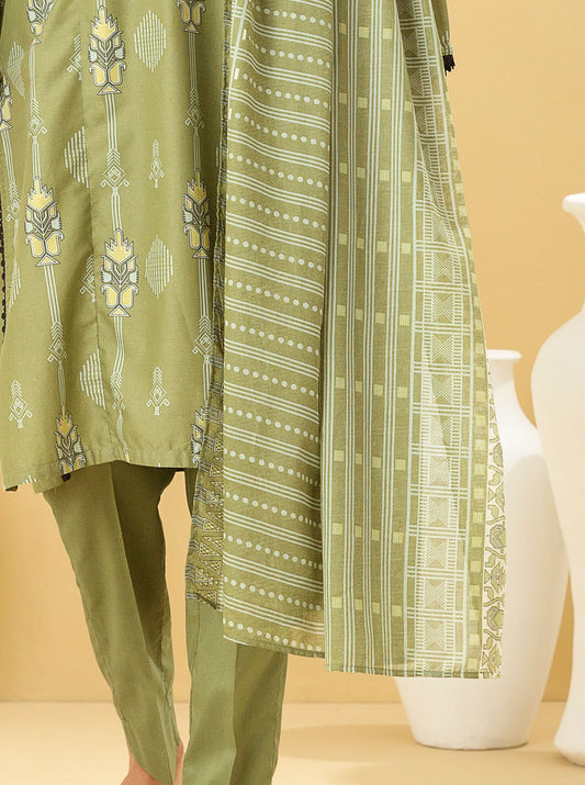 3 PIECE - PRINTED LAWN SUIT - TIMELESS SAGE MORBAGH SU_22