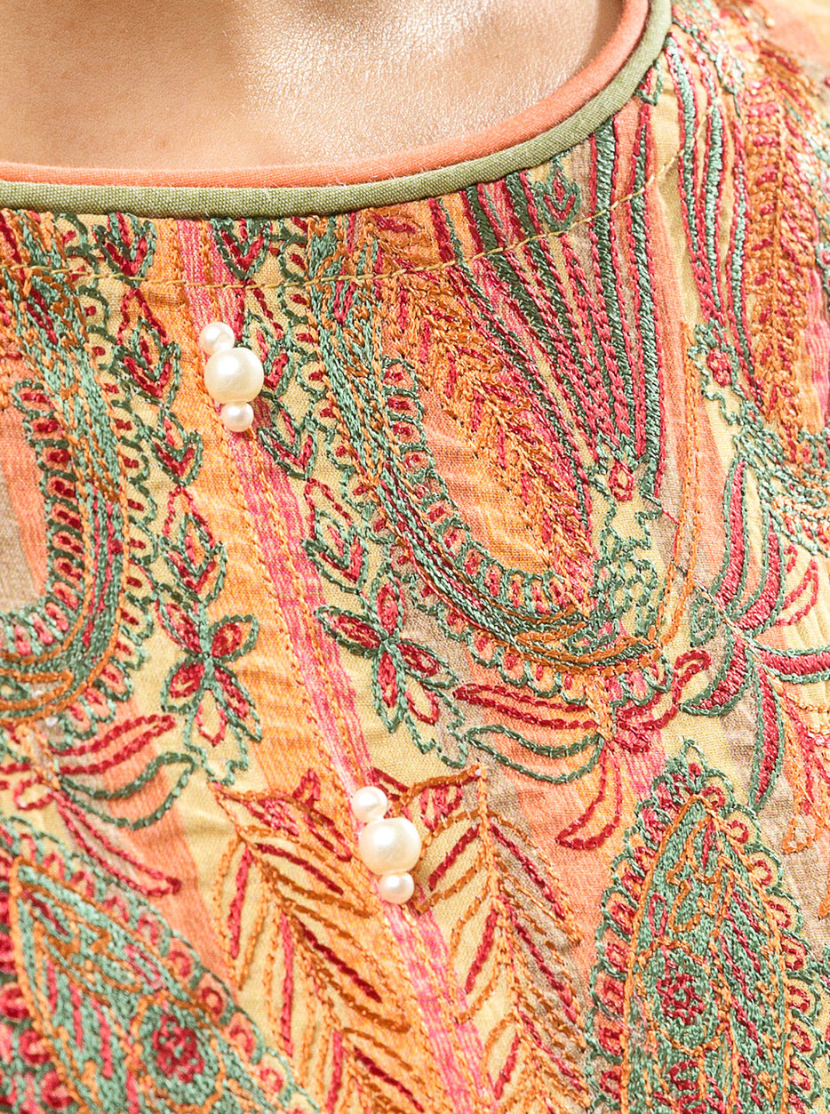 3 PIECE - EMBROIDERED LAWN SUIT - ORNAMENTAL ALLURE MORBAGH SU_22