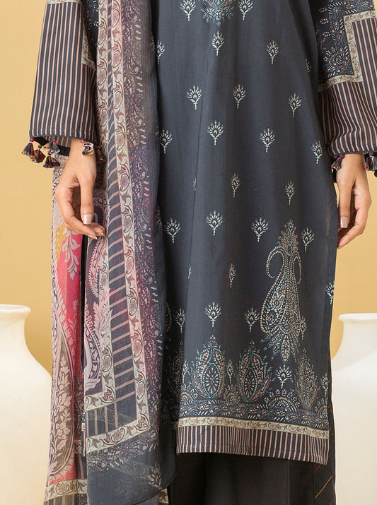 3 PIECE - PRINTED LAWN SUIT - MYSTIQUE MUSE MORBAGH SU_22