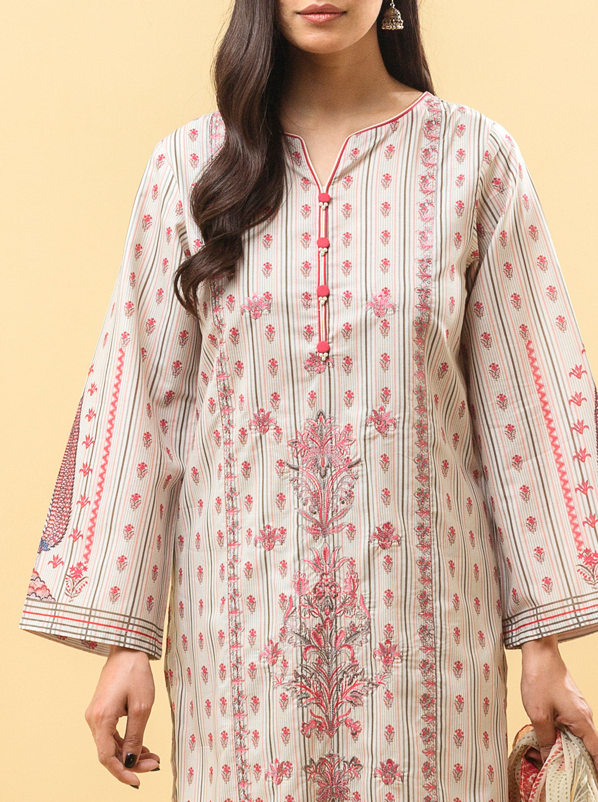 3 PIECE - EMBROIDERED LAWN SUIT - MELLIFLUOUS MELODY MORBAGH SU_22