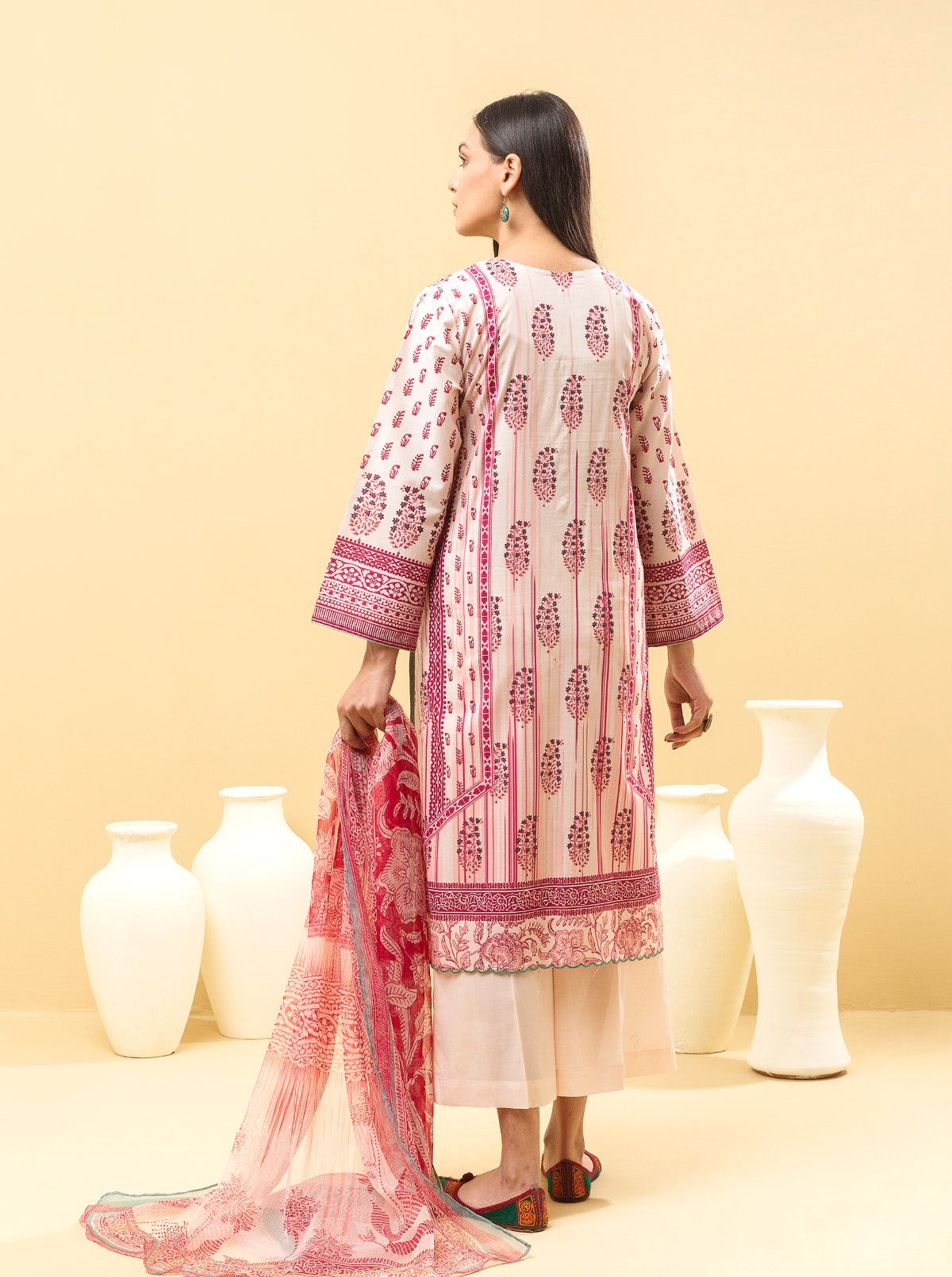 3 PIECE - EMBROIDERED LAWN SUIT - DEWY PEARL MORBAGH SU_22