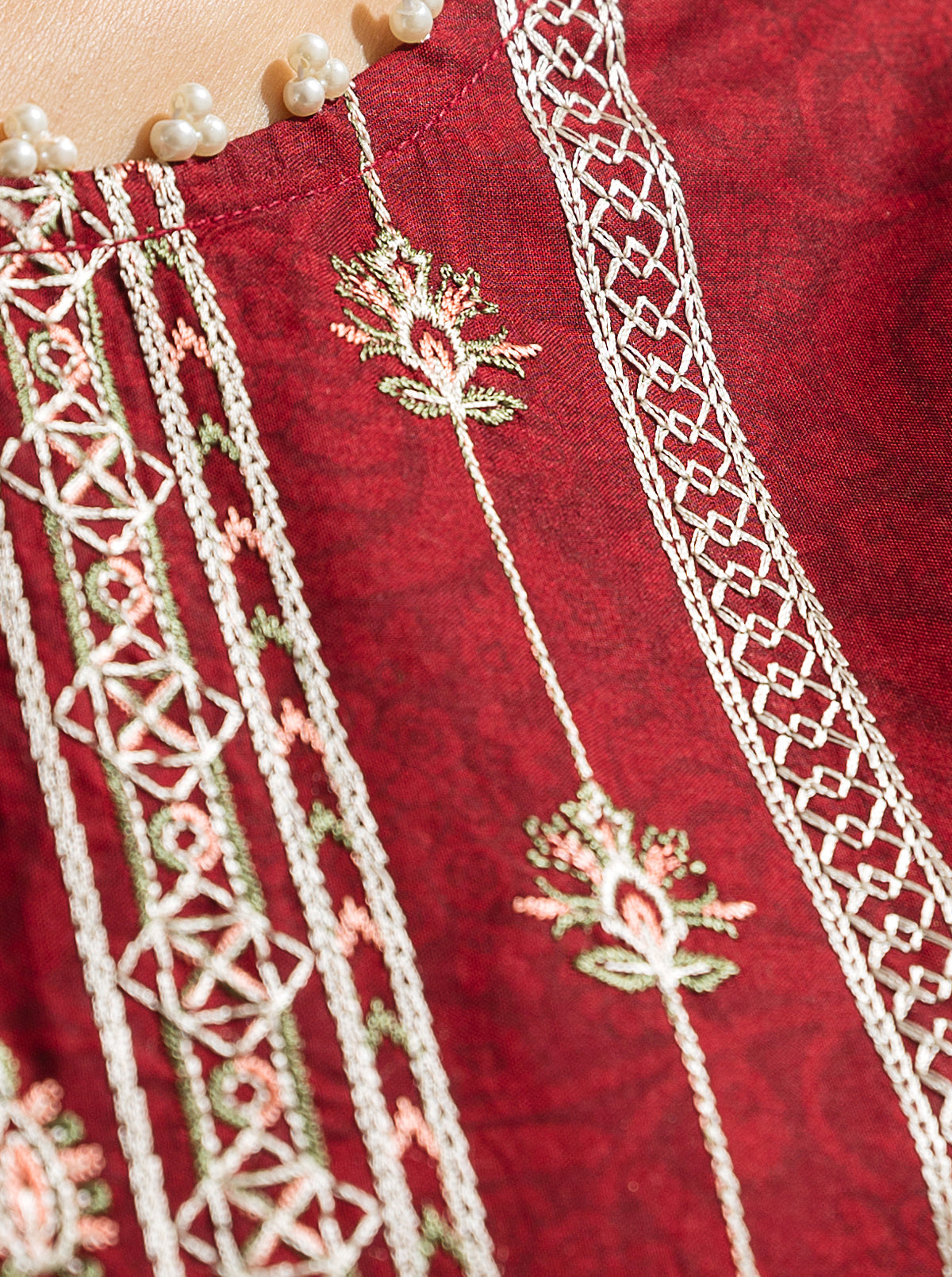 2 PIECE - EMBROIDERED LAWN SUIT - CRIMSON REIGN MORBAGH SU_23