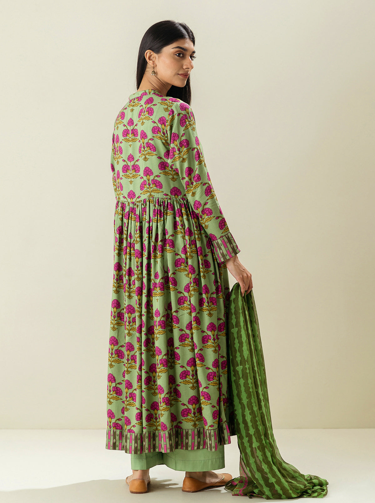 3 PIECE - PRINTED VISCOSE SUIT - PAINTERLY FINNESE MORBAGH SU_23