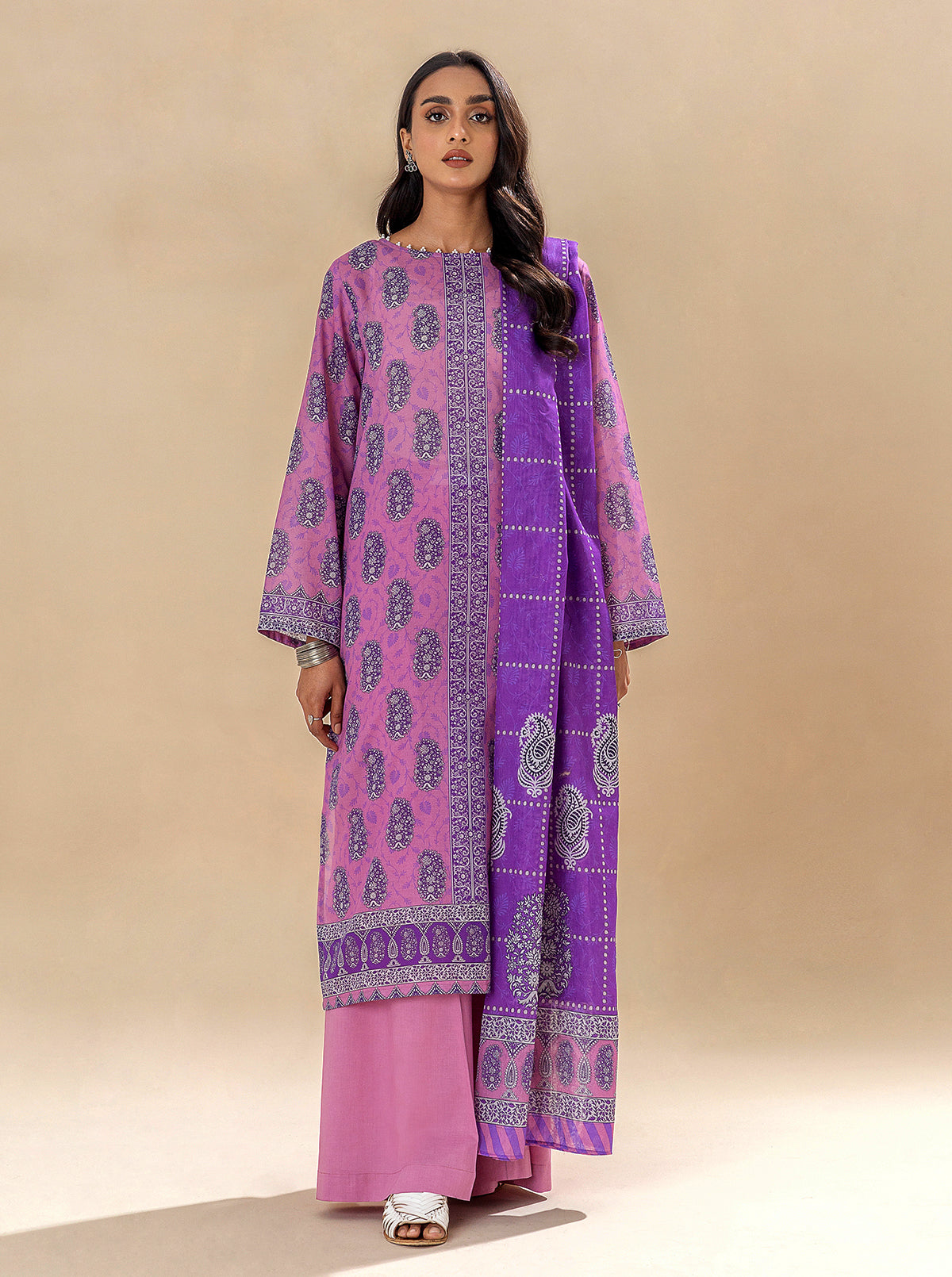 2 PIECE PRINTED LAWN SUIT-CANDY CRUSH BT-MORBAGH SU_24