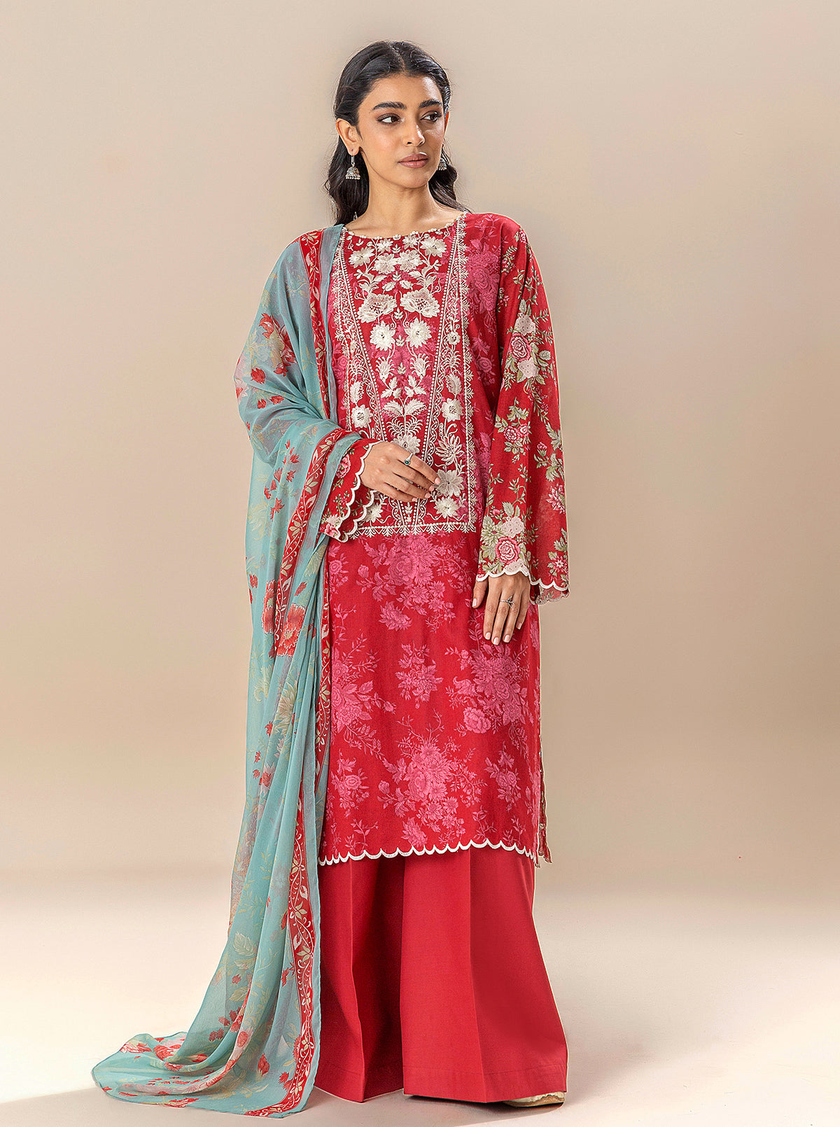 3 PIECE EMBROIDERED LAWN SUIT-ROMANCE SEASON BT-MORBAGH SU_24