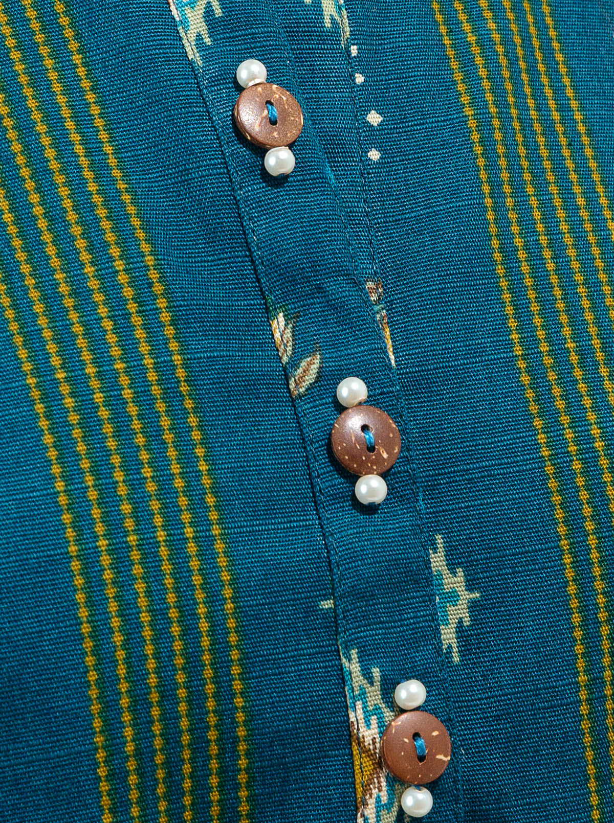 3 PIECE - PRINTED KHADDAR SUIT - INDIGO OPAL MORBAGH WN_21