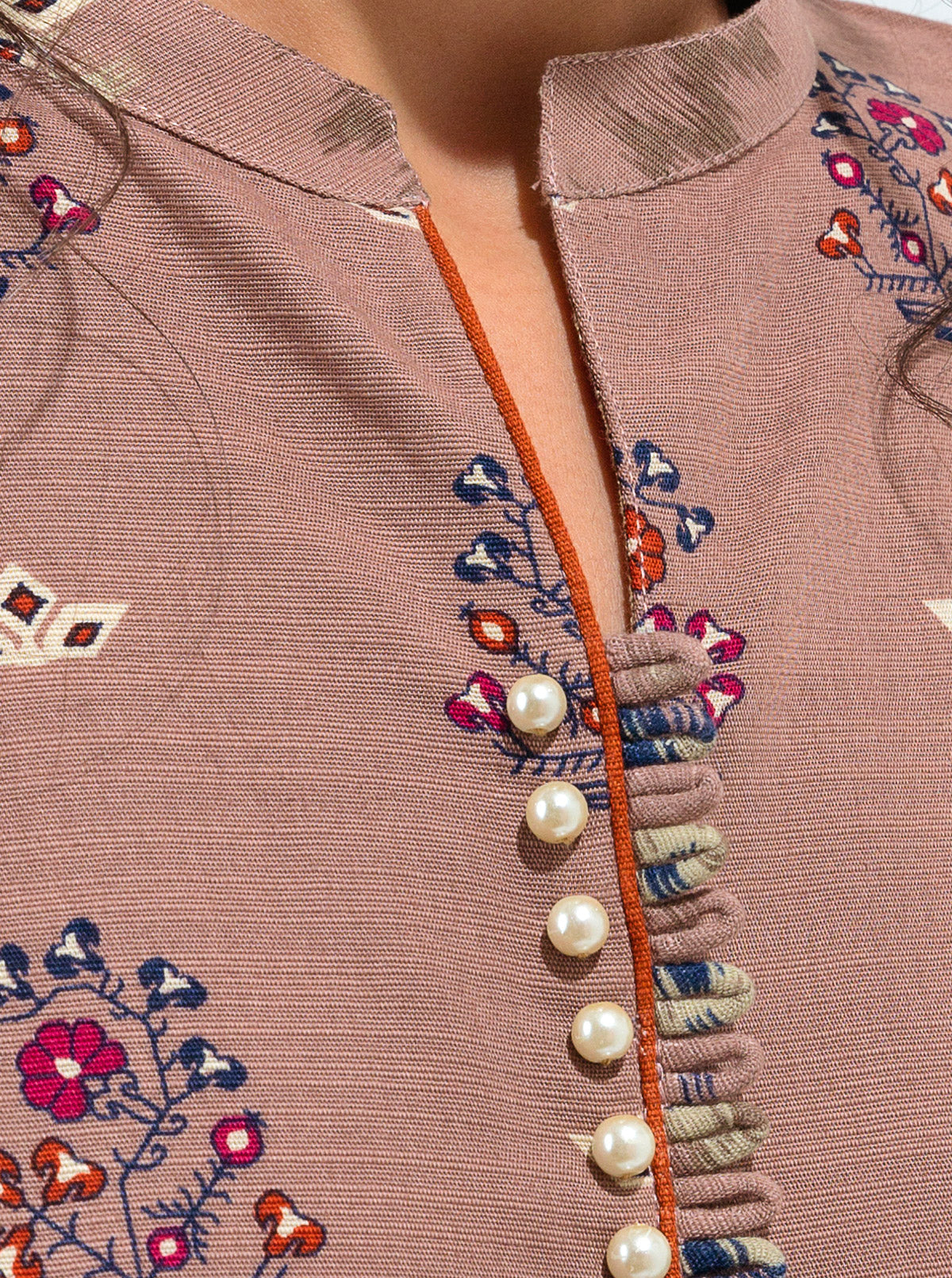 3 PIECE - PRINTED KHADDAR SUIT - ROSEY MISTY MORBAGH WN_21
