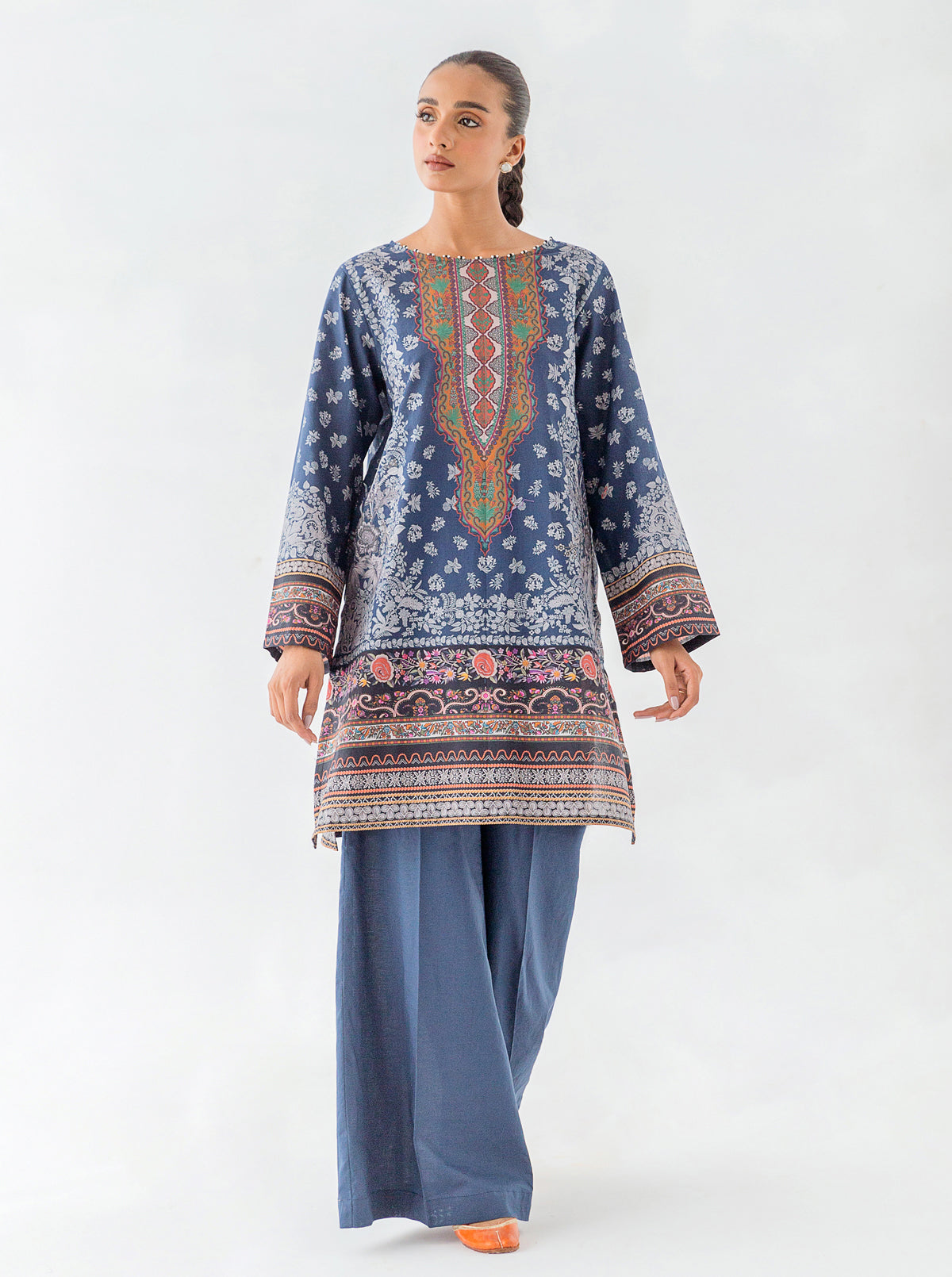 1 PIECE - PRINTED CAMBRIC SHIRT - ARCTIC SONG MORBAGH WN_23