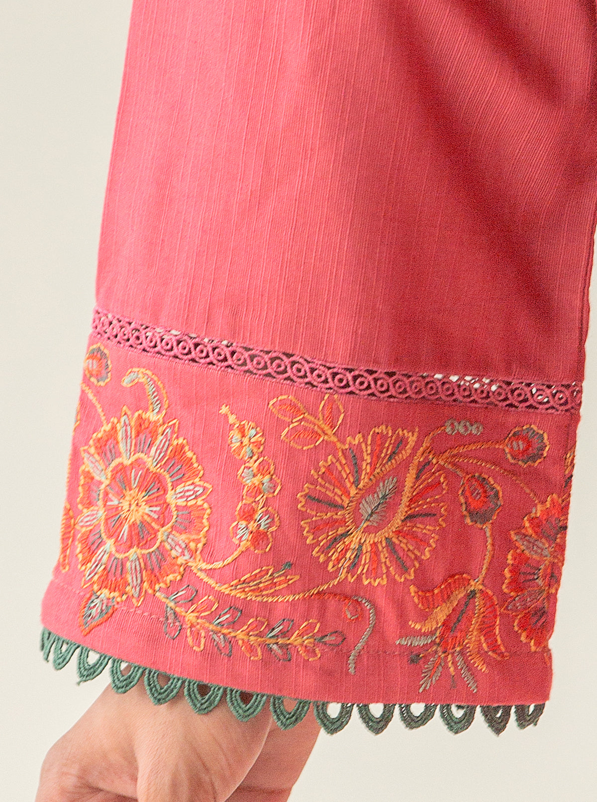 3 PIECE - EMBROIDERED KHADDAR SUIT - GRAND LOTUS MORBAGH WN_23