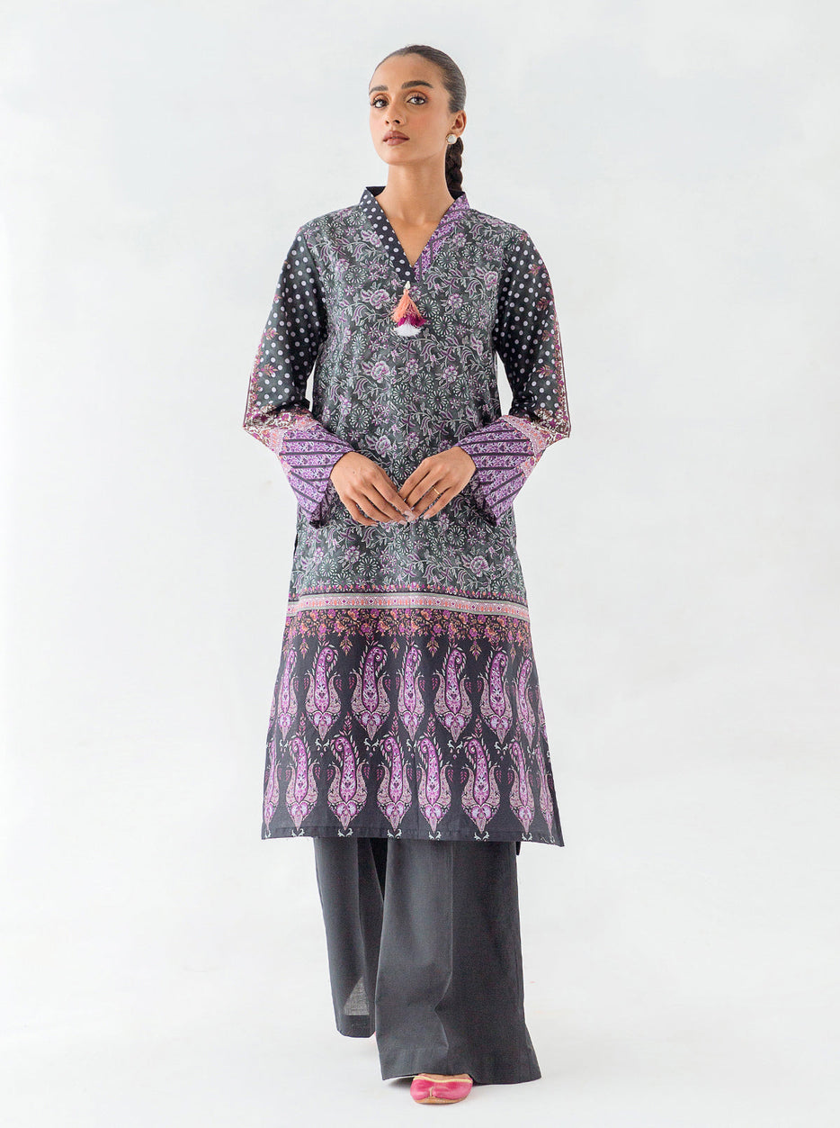 1 PIECE - PRINTED CAMBRIC SHIRT - SOUL BEAUTY MORBAGH WN_23