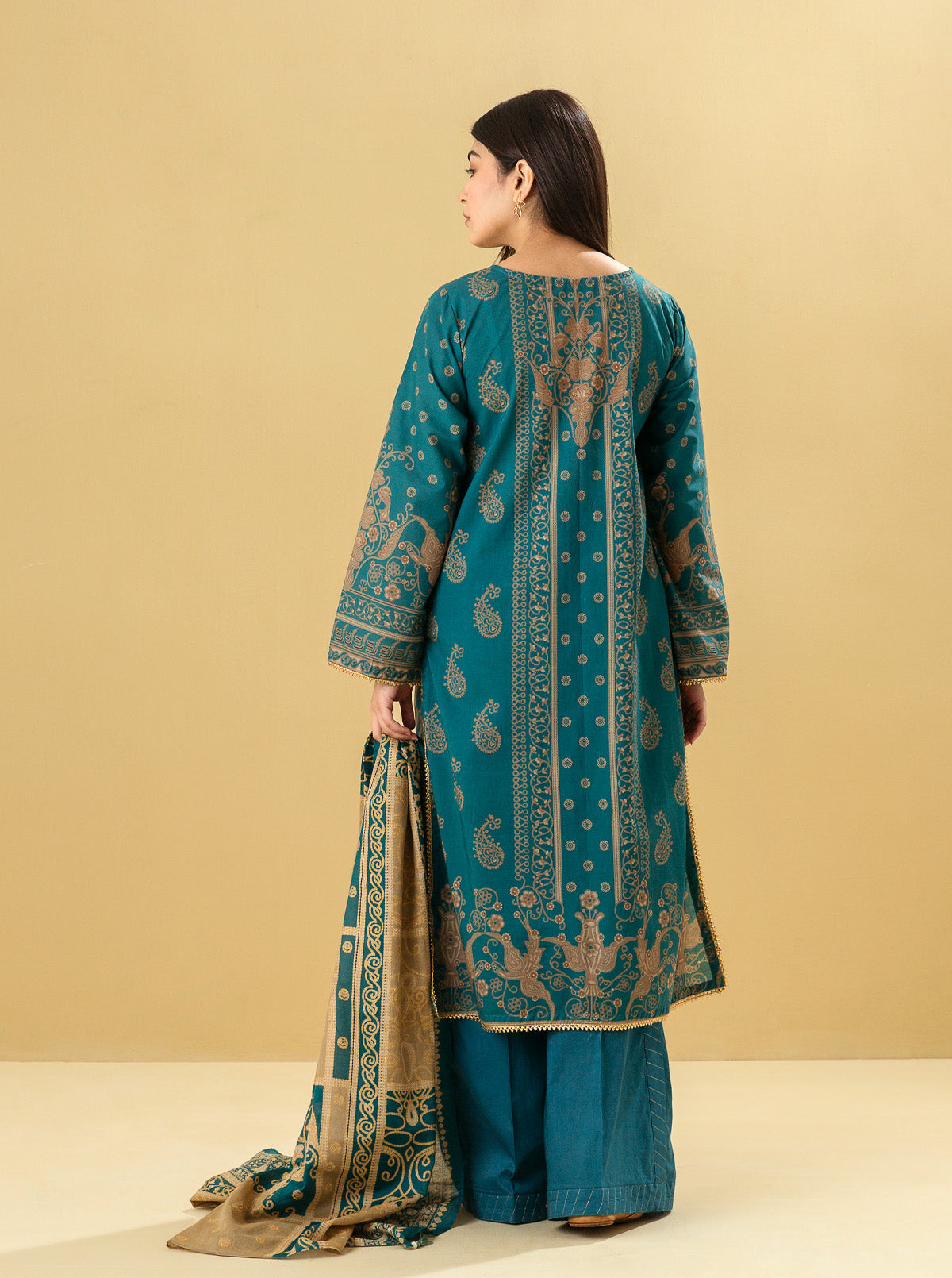 3 PIECE - EMBROIDERED LAWN SUIT - MYTHIC ENTHIC MORBAGH SU_22