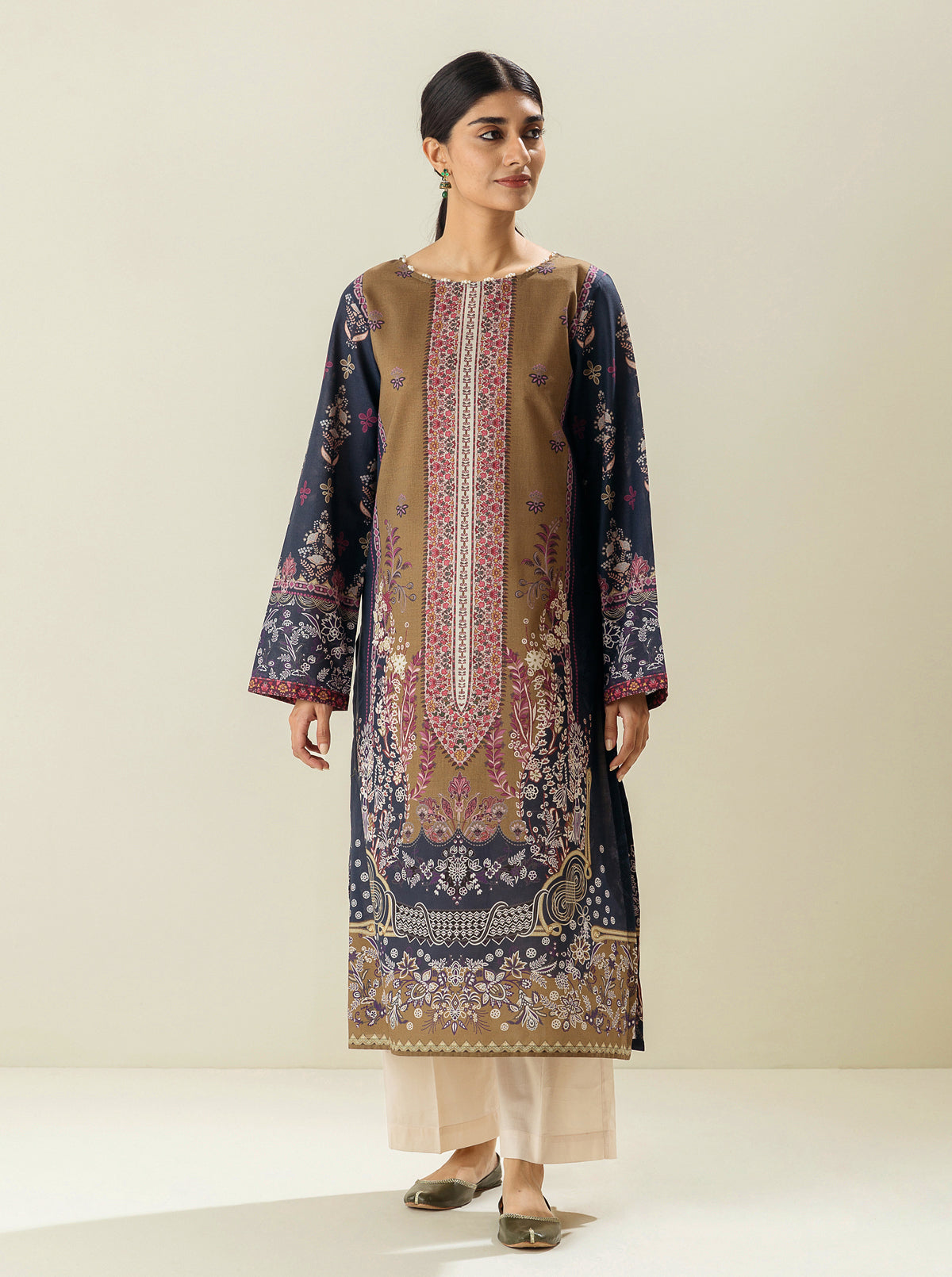 1 PIECE - PRINTED LAWN SHIRT - BEAUTIFUL CONSTRUCTS MORBAGH SU_23