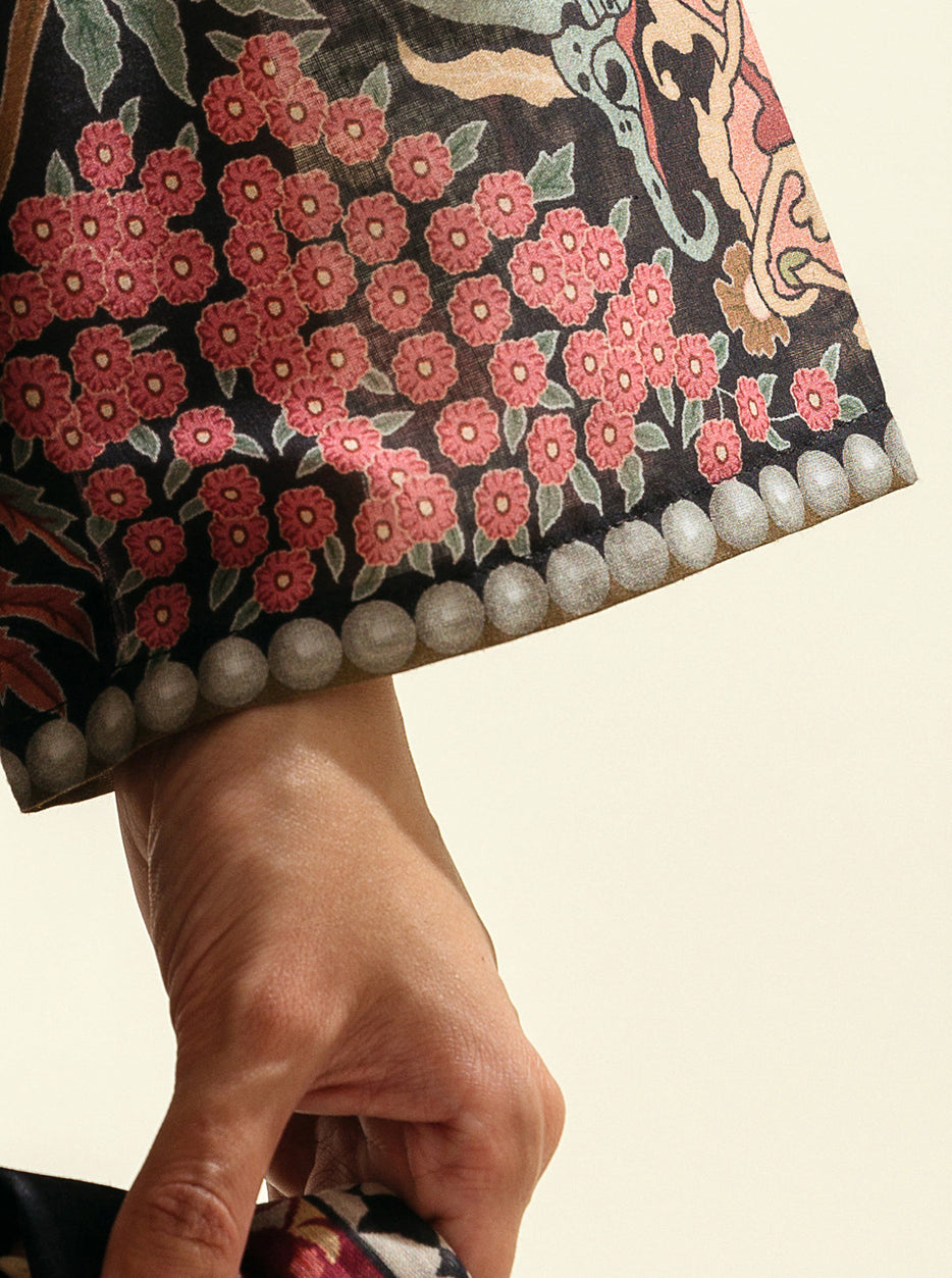 3 PIECE - PRINTED LAWN SUIT - FINE TRADITIONS MORBAGH SU_23