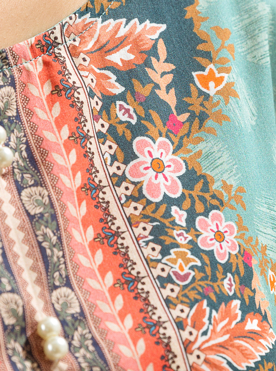 3 PIECE - PRINTED LAWN SUIT - DAWN DESIRE MORBAGH SU_23