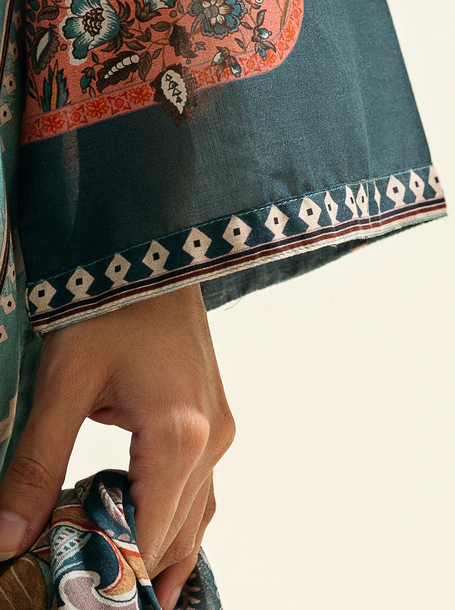 3 PIECE - PRINTED LAWN SUIT - DAWN DESIRE MORBAGH SU_23