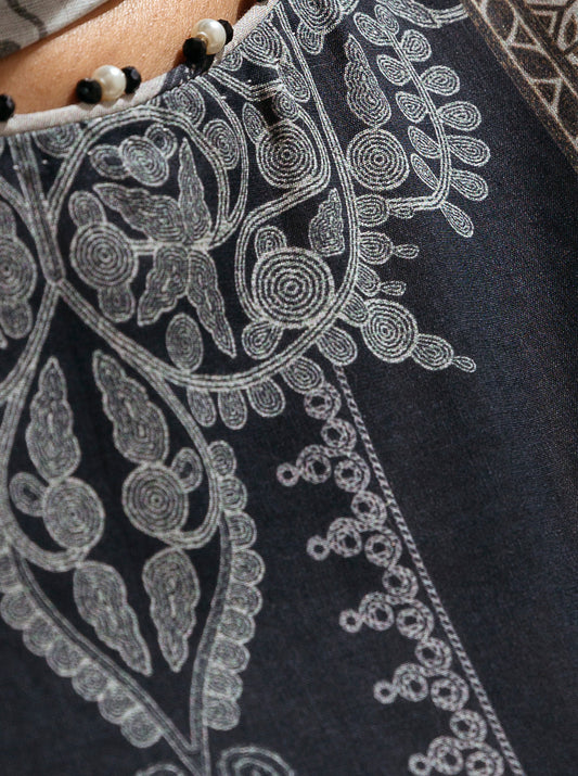 3 PIECE - PRINTED  LAWN SUIT - JEWEL CRAFT MORBAGH SU_23