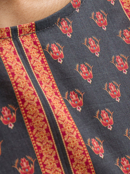 3 PIECE - PRINTED  LAWN SUIT - TAPESTRY OF LOVE MORBAGH SU_23