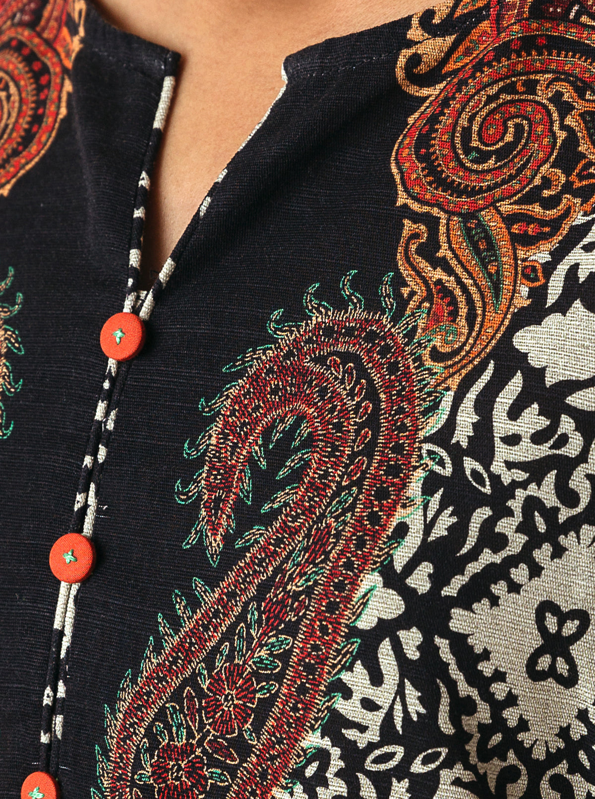 1 PIECE - PRINTED KHADDAR SHIRT - VIVID LEGAEY MORBAGH WN_22