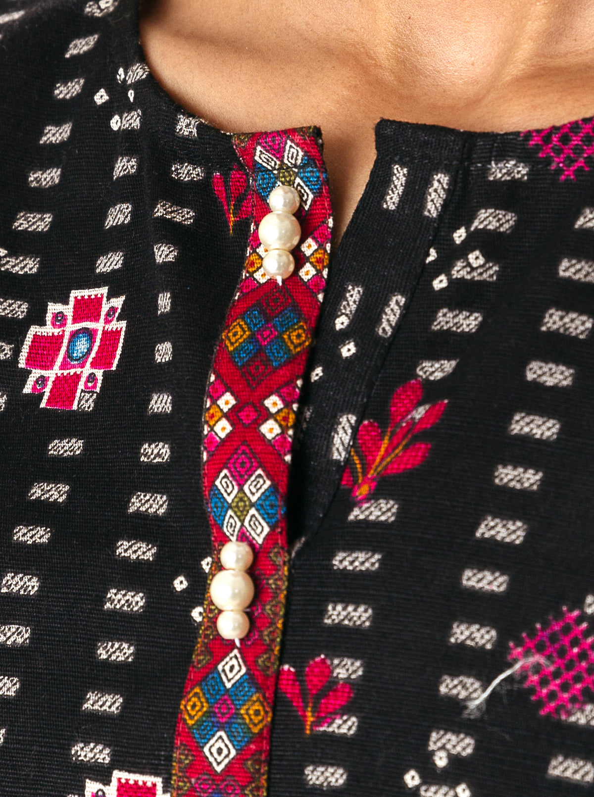 2 PIECE - PRINTED KHADDAR SUIT - FOLK LORE MORBAGH WN_22