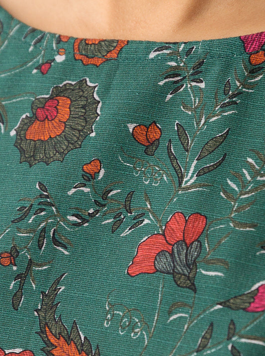 1 PIECE - PRINTED KHADDAR SHIRT - ATLANTIS COAST MORBAGH WN_23