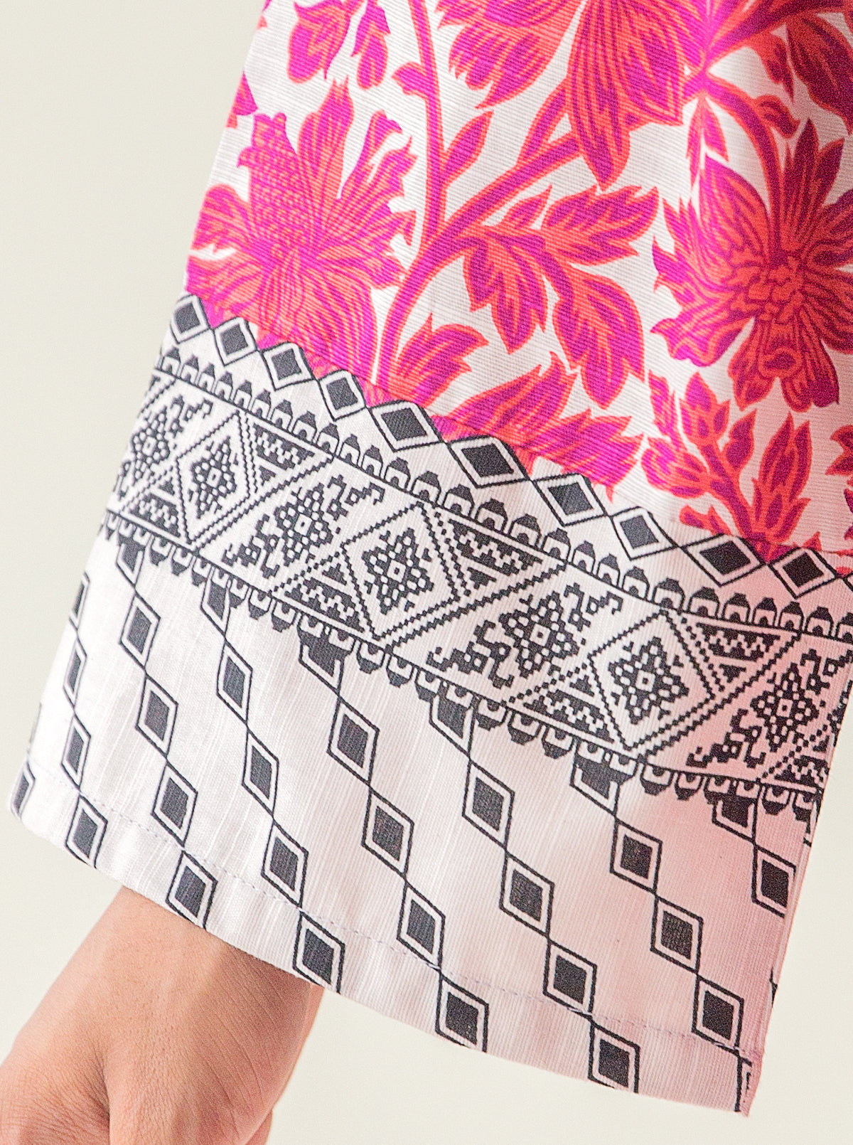 2 PIECE - PRINTED KHADDAR SUIT - MULBERRY HIGHLIGHTS MORBAGH WN_23