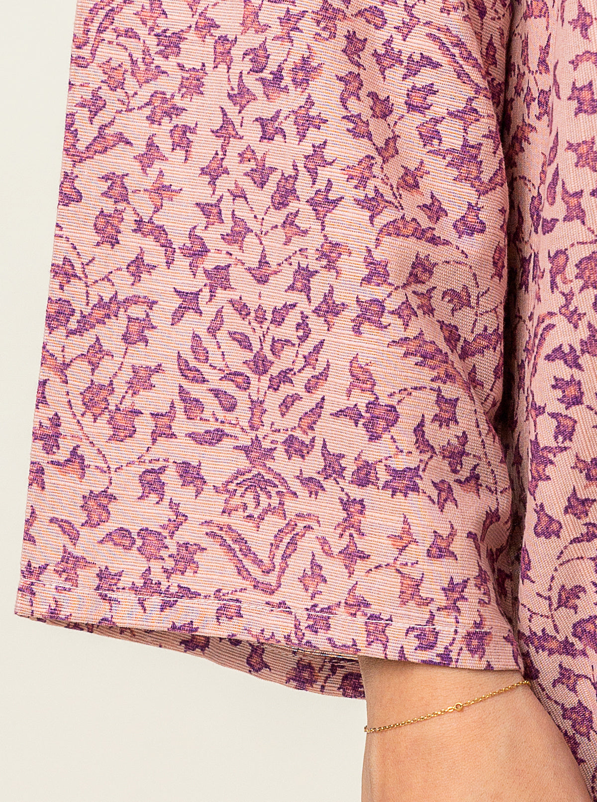 2 PIECE - EMBROIDERED KHADDAR SUIT - DUSKY BLUSH MORBAGH WN_23