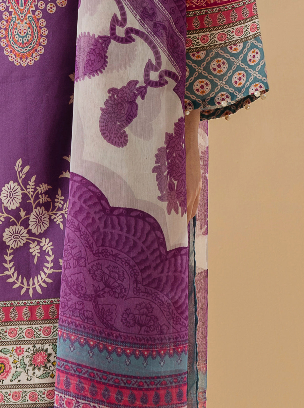 2 PIECE - PRINTED LAWN SUIT - GYPSY GEM MORBAGH SU_22