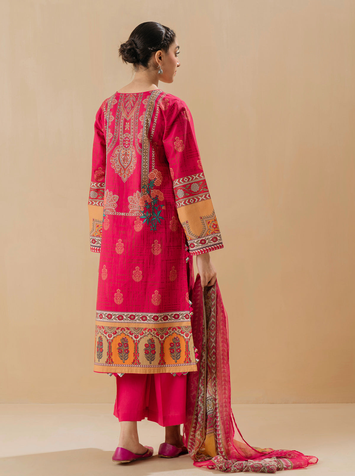3 PIECE - EMBROIDERED LAWN SUIT - CAMELLIA COSMIC MORBAGH SU_22