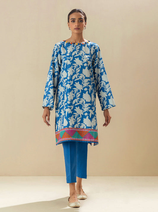 1 PIECE - PRINTED LAWN SHIRT - TIDE MYSTIQUE MORBAGH SU_23