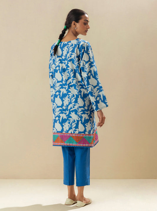 1 PIECE - PRINTED LAWN SHIRT - TIDE MYSTIQUE MORBAGH SU_23
