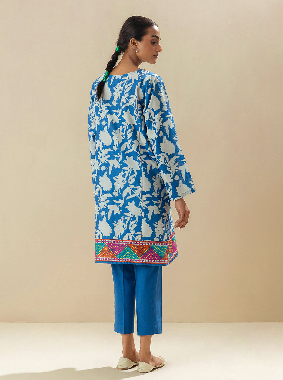 1 PIECE - PRINTED LAWN SHIRT - TIDE MYSTIQUE MORBAGH SU_23
