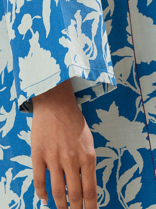 1 PIECE - PRINTED LAWN SHIRT - TIDE MYSTIQUE MORBAGH SU_23