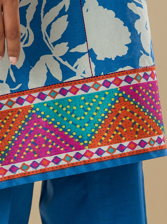 1 PIECE - PRINTED LAWN SHIRT - TIDE MYSTIQUE MORBAGH SU_23