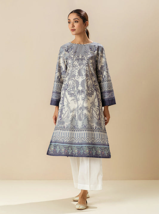 1 PIECE - PRINTED  LAWN SHIRT - CHINTZ DELICACY MORBAGH SU_23